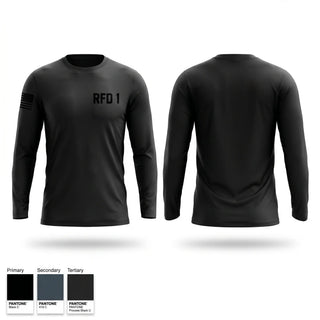 Long Sleeve Performance Shirt, RFD 1, Fire Department, Teamtime, Team time, sublimation, custom sports apparel, team uniforms, spirit wear, spiritwear, sports uniforms, custom shirts, team store, custom team store, fundraiser sports, apparel fundraiser