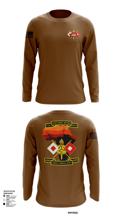 Task Force Bataan 78536207 Long Sleeve Performance Shirt 101