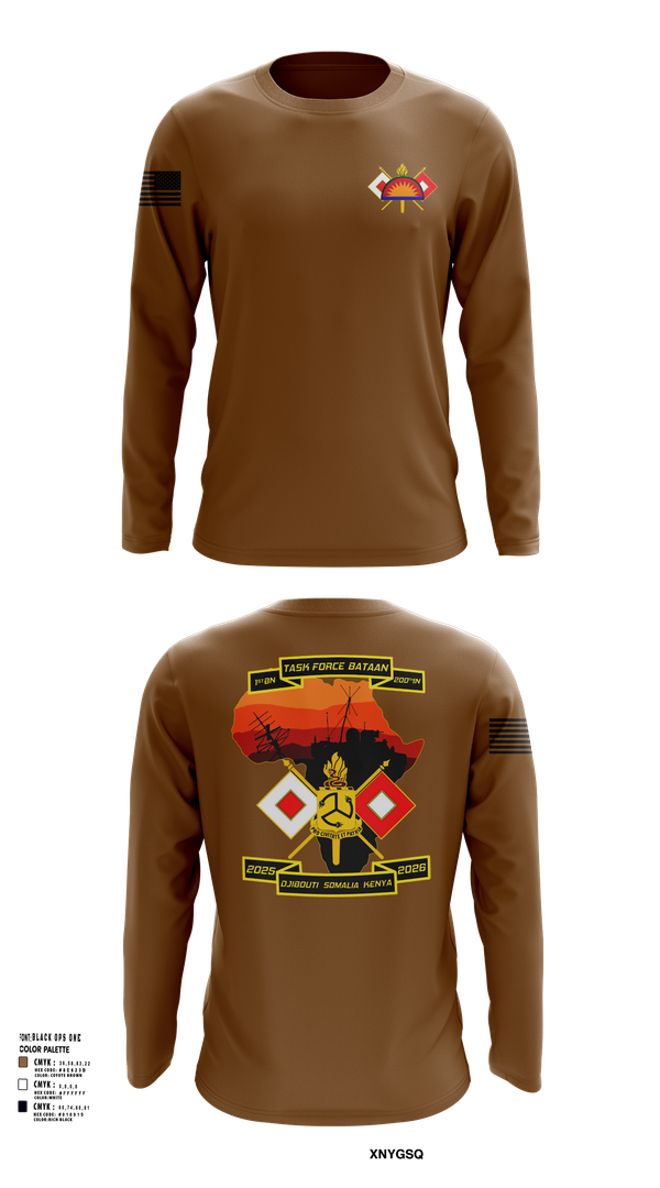 Long Sleeve Performance Shirt, Task Force Bataan, , Teamtime, Team time, sublimation, custom sports apparel, team uniforms, spirit wear, spiritwear, sports uniforms, custom shirts, team store, custom team store, fundraiser sports, apparel fundraiser