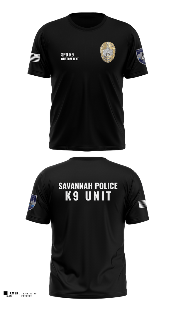 Old School Cotton Feel Shirt, SPD K9, Police, Teamtime, Team time, sublimation, custom sports apparel, team uniforms, spirit wear, spiritwear, sports uniforms, custom shirts, team store, custom team store, fundraiser sports, apparel fundraiser