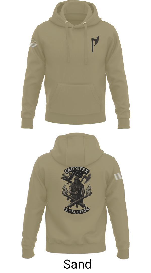 Hoodie, 2-8 FA, C BTRY, , Teamtime, Team time, sublimation, custom sports apparel, team uniforms, spirit wear, spiritwear, sports uniforms, custom shirts, team store, custom team store, fundraiser sports, apparel fundraiser