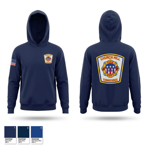 Hoodie, Church Hill Fire Department, Fire Department, Teamtime, Team time, sublimation, custom sports apparel, team uniforms, spirit wear, spiritwear, sports uniforms, custom shirts, team store, custom team store, fundraiser sports, apparel fundraiser