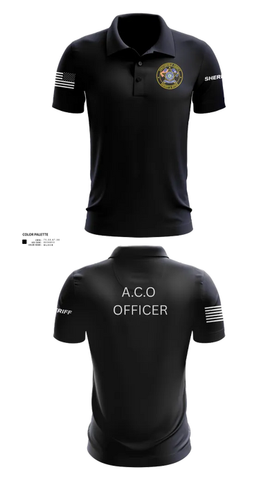 CCSO/ACO2 27054733 Short Sleeve Performance Polo - 21