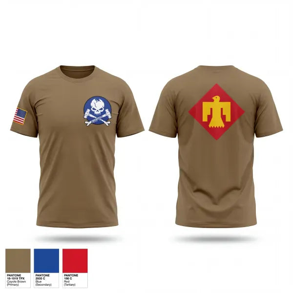 Old School Cotton Feel Shirt, Bravo 179, Army, Teamtime, Team time, sublimation, custom sports apparel, team uniforms, spirit wear, spiritwear, sports uniforms, custom shirts, team store, custom team store, fundraiser sports, apparel fundraiser
