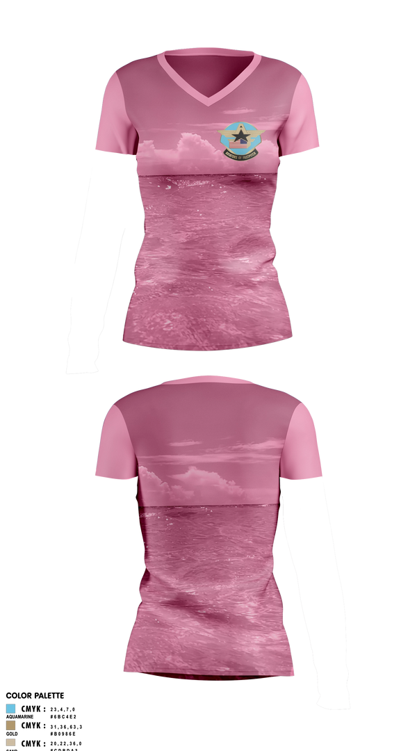 Womens Short Sleeve Vneck Shirt, Aviators of Fastpitch, Softball, Teamtime, Team time, sublimation, custom sports apparel, team uniforms, spirit wear, spiritwear, sports uniforms, custom shirts, team store, custom team store, fundraiser sports, apparel fundraiser