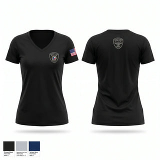 Womens Short Sleeve Vneck Shirt, Sugar Land Police Special Response Team, Police, Teamtime, Team time, sublimation, custom sports apparel, team uniforms, spirit wear, spiritwear, sports uniforms, custom shirts, team store, custom team store, fundraiser sports, apparel fundraiser