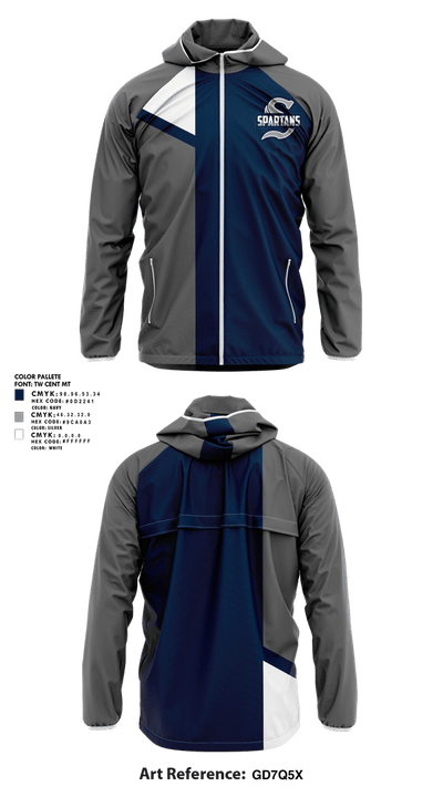 Springfield Township Track & Field 62319055 Windbreaker - 1
