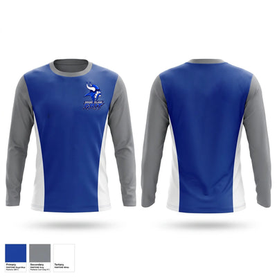 Grand Island Vikings Long Sleeve Performance Shirt - 11