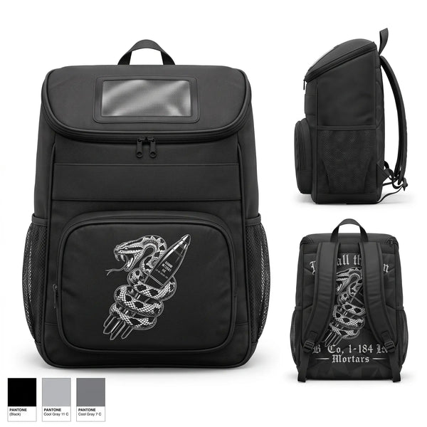 Gear Bag, B Co. 1-184, National Guard, Teamtime, Team time, sublimation, custom sports apparel, team uniforms, spirit wear, spiritwear, sports uniforms, custom shirts, team store, custom team store, fundraiser sports, apparel fundraiser