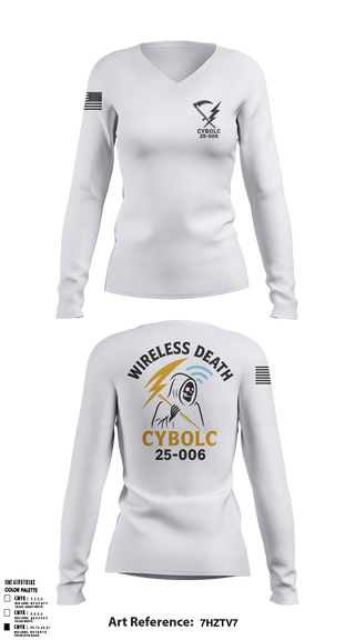 Womens Long Sleeve Vneck Shirt, CLASS 25-006, , Teamtime, Team time, sublimation, custom sports apparel, team uniforms, spirit wear, spiritwear, sports uniforms, custom shirts, team store, custom team store, fundraiser sports, apparel fundraiser