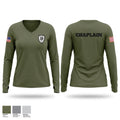 III MEF RELSUP Women's Long Sleeve V-neck Shirt - 1