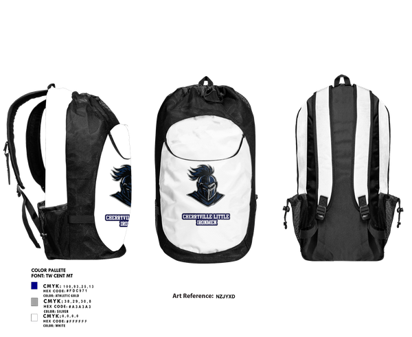 Gear Bag, Cherryville Little Ironmen, , Teamtime, Team time, sublimation, custom sports apparel, team uniforms, spirit wear, spiritwear, sports uniforms, custom shirts, team store, custom team store, fundraiser sports, apparel fundraiser