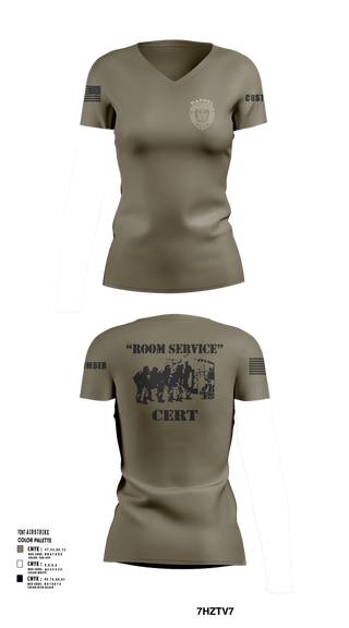 Womens Short Sleeve Vneck Shirt, Green Haven CERT, , Teamtime, Team time, sublimation, custom sports apparel, team uniforms, spirit wear, spiritwear, sports uniforms, custom shirts, team store, custom team store, fundraiser sports, apparel fundraiser