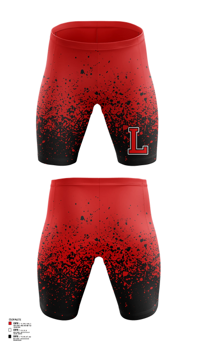 Lexington High School Men's Compression Shorts - 4