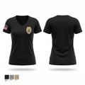 Cotter Police Department Women's Short Sleeve V-neck Shirt - 1