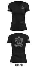 Sail team 6 28462926 Women's Short Sleeve V-neck Shirt - 27