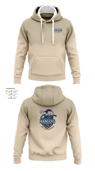 Hoodie, Charleston Rangers Pickleball, Tennis, Teamtime, Team time, sublimation, custom sports apparel, team uniforms, spirit wear, spiritwear, sports uniforms, custom shirts, team store, custom team store, fundraiser sports, apparel fundraiser