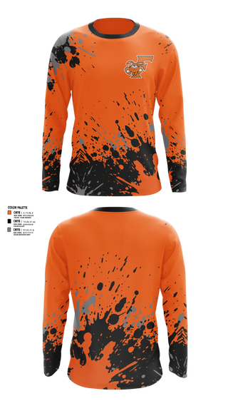 Long Sleeve Performance Shirt, Fisher Bunnies, Cross Country, Teamtime, Team time, sublimation, custom sports apparel, team uniforms, spirit wear, spiritwear, sports uniforms, custom shirts, team store, custom team store, fundraiser sports, apparel fundraiser