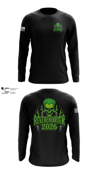 Long Sleeve Performance Shirt, Reverend Rock, , Teamtime, Team time, sublimation, custom sports apparel, team uniforms, spirit wear, spiritwear, sports uniforms, custom shirts, team store, custom team store, fundraiser sports, apparel fundraiser