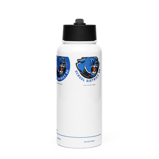 Curlew High School Volleyball 26335411 Stainless Steel Water Bottle with a Straw Lid