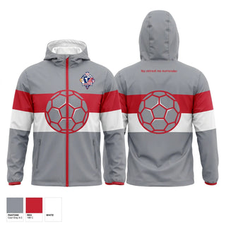 Windbreaker, Patriots United FC, Men's Soccer, Teamtime, Team time, sublimation, custom sports apparel, team uniforms, spirit wear, spiritwear, sports uniforms, custom shirts, team store, custom team store, fundraiser sports, apparel fundraiser