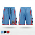 Crossover Hoops Bulldoge 9942856 Mens Reversible Basketball Shorts - 1