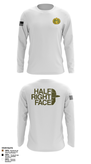 Long Sleeve Performance Shirt, C Co 2/397th, Army, Teamtime, Team time, sublimation, custom sports apparel, team uniforms, spirit wear, spiritwear, sports uniforms, custom shirts, team store, custom team store, fundraiser sports, apparel fundraiser