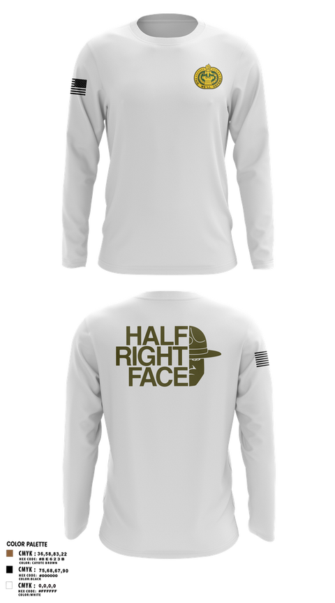 Long Sleeve Performance Shirt, C Co 2/397th, Army, Teamtime, Team time, sublimation, custom sports apparel, team uniforms, spirit wear, spiritwear, sports uniforms, custom shirts, team store, custom team store, fundraiser sports, apparel fundraiser
