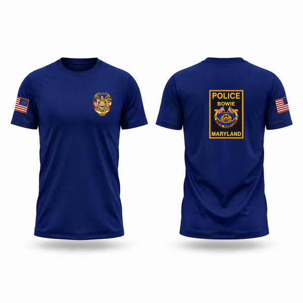 Short Sleeve Performance Shirt, City of Bowie Police, Police, Teamtime, Team time, sublimation, custom sports apparel, team uniforms, spirit wear, spiritwear, sports uniforms, custom shirts, team store, custom team store, fundraiser sports, apparel fundraiser