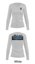 Federal Reserve Police DTLA 55082308 Women's Long Sleeve V-neck Shirt - 11