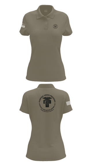 Womens Short Sleeve Performance Polo, 439th AES, , Teamtime, Team time, sublimation, custom sports apparel, team uniforms, spirit wear, spiritwear, sports uniforms, custom shirts, team store, custom team store, fundraiser sports, apparel fundraiser