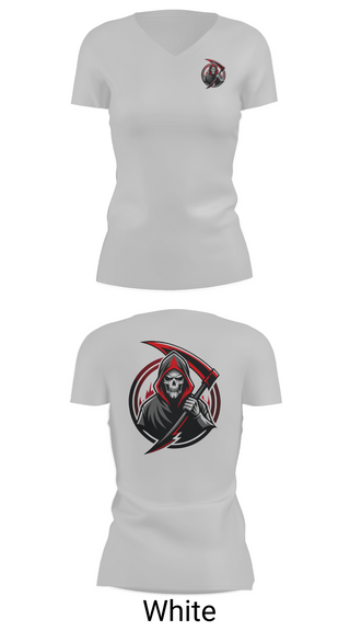 Womens Short Sleeve Vneck Shirt, Reaper Platoon, Army, Teamtime, Team time, sublimation, custom sports apparel, team uniforms, spirit wear, spiritwear, sports uniforms, custom shirts, team store, custom team store, fundraiser sports, apparel fundraiser