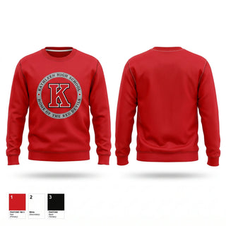 Crew Neck Sweatshirt, Lady Red Devils, Women's Soccer, Teamtime, Team time, sublimation, custom sports apparel, team uniforms, spirit wear, spiritwear, sports uniforms, custom shirts, team store, custom team store, fundraiser sports, apparel fundraiser