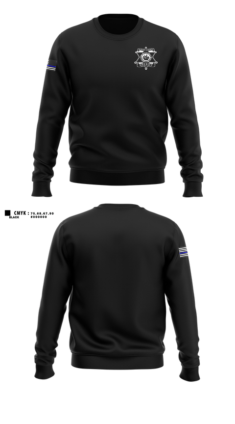 Crew Neck Sweatshirt, Albany County Sheriff, Police, Teamtime, Team time, sublimation, custom sports apparel, team uniforms, spirit wear, spiritwear, sports uniforms, custom shirts, team store, custom team store, fundraiser sports, apparel fundraiser