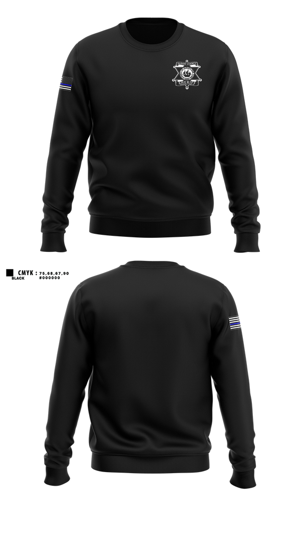 Crew Neck Sweatshirt, Albany County Sheriff, Police, Teamtime, Team time, sublimation, custom sports apparel, team uniforms, spirit wear, spiritwear, sports uniforms, custom shirts, team store, custom team store, fundraiser sports, apparel fundraiser