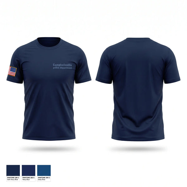 Short Sleeve Performance Shirt, Campbellsville police department, Police, Teamtime, Team time, sublimation, custom sports apparel, team uniforms, spirit wear, spiritwear, sports uniforms, custom shirts, team store, custom team store, fundraiser sports, apparel fundraiser