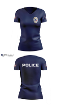 Mount Pleasant Police Department Women's Short Sleeve V-neck Shirt - 11