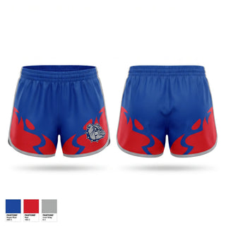 Womens Shorts, Bulldogs, Men's Basketball, Teamtime, Team time, sublimation, custom sports apparel, team uniforms, spirit wear, spiritwear, sports uniforms, custom shirts, team store, custom team store, fundraiser sports, apparel fundraiser