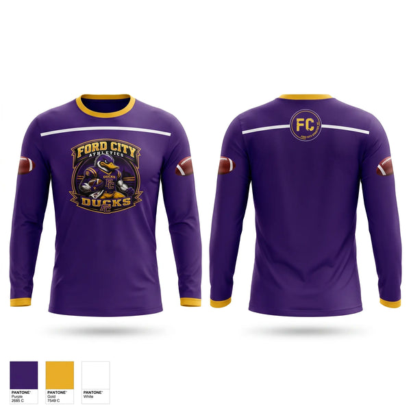 Long Sleeve Performance Shirt, Ford city ducks, , Teamtime, Team time, sublimation, custom sports apparel, team uniforms, spirit wear, spiritwear, sports uniforms, custom shirts, team store, custom team store, fundraiser sports, apparel fundraiser