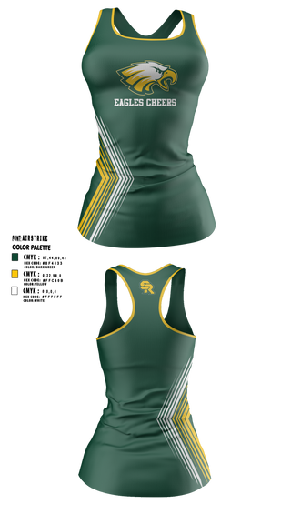 Tank Top, Eagles, Cheer, Teamtime, Team time, sublimation, custom sports apparel, team uniforms, spirit wear, spiritwear, sports uniforms, custom shirts, team store, custom team store, fundraiser sports, apparel fundraiser