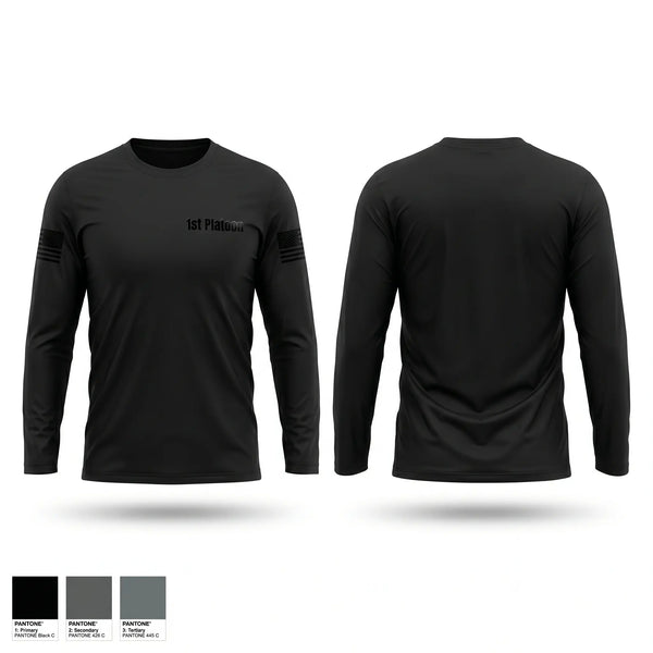 Long Sleeve Performance Shirt, 1st Platoon, Police, Teamtime, Team time, sublimation, custom sports apparel, team uniforms, spirit wear, spiritwear, sports uniforms, custom shirts, team store, custom team store, fundraiser sports, apparel fundraiser