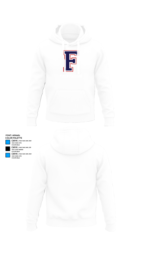 Hoodie, Fitch Falcons, Women's Soccer, Teamtime, Team time, sublimation, custom sports apparel, team uniforms, spirit wear, spiritwear, sports uniforms, custom shirts, team store, custom team store, fundraiser sports, apparel fundraiser