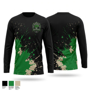 Long Sleeve Performance Shirt, Aztecas, Women's Soccer, Teamtime, Team time, sublimation, custom sports apparel, team uniforms, spirit wear, spiritwear, sports uniforms, custom shirts, team store, custom team store, fundraiser sports, apparel fundraiser