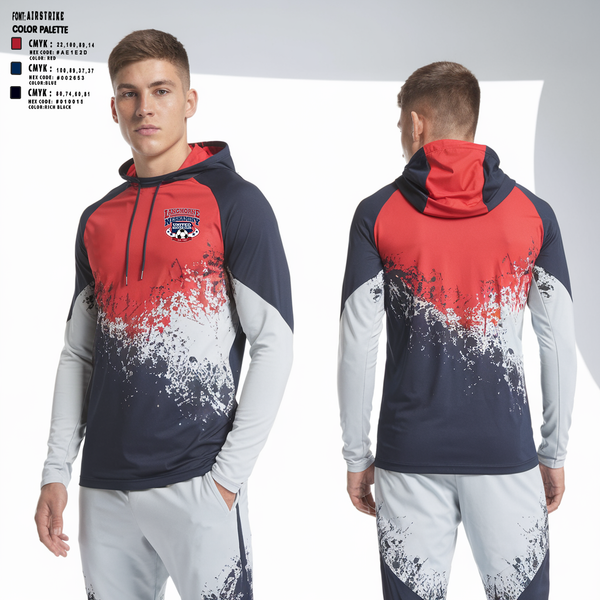 Hoodie, Langhorne Neshaminy United Soccer Club, Men's Soccer, Teamtime, Team time, sublimation, custom sports apparel, team uniforms, spirit wear, spiritwear, sports uniforms, custom shirts, team store, custom team store, fundraiser sports, apparel fundraiser