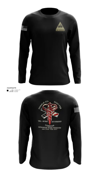 Long Sleeve Performance Shirt, Cobras, Army, Teamtime, Team time, sublimation, custom sports apparel, team uniforms, spirit wear, spiritwear, sports uniforms, custom shirts, team store, custom team store, fundraiser sports, apparel fundraiser