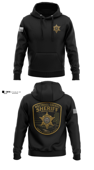 Hoodie, Walthall county sheriff’s department, Police, Teamtime, Team time, sublimation, custom sports apparel, team uniforms, spirit wear, spiritwear, sports uniforms, custom shirts, team store, custom team store, fundraiser sports, apparel fundraiser