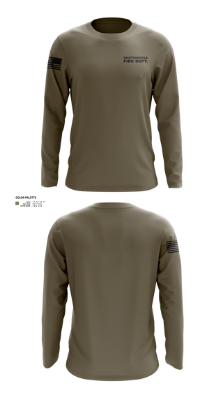 Long Sleeve Performance Shirt, Chattanooga Fire dept., Fire Department, Teamtime, Team time, sublimation, custom sports apparel, team uniforms, spirit wear, spiritwear, sports uniforms, custom shirts, team store, custom team store, fundraiser sports, apparel fundraiser