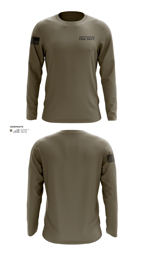 Long Sleeve Performance Shirt, Chattanooga Fire dept., Fire Department, Teamtime, Team time, sublimation, custom sports apparel, team uniforms, spirit wear, spiritwear, sports uniforms, custom shirts, team store, custom team store, fundraiser sports, apparel fundraiser