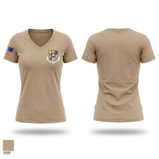Womens Short Sleeve Vneck Shirt, MDWG Group 1, Air Force, Teamtime, Team time, sublimation, custom sports apparel, team uniforms, spirit wear, spiritwear, sports uniforms, custom shirts, team store, custom team store, fundraiser sports, apparel fundraiser