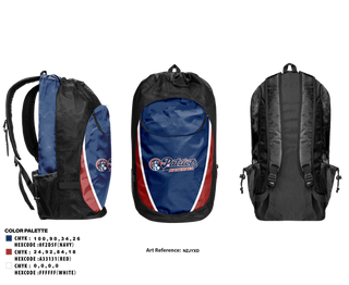 Gear Bag, Lenape Valley Patriots, Baseball, Teamtime, Team time, sublimation, custom sports apparel, team uniforms, spirit wear, spiritwear, sports uniforms, custom shirts, team store, custom team store, fundraiser sports, apparel fundraiser